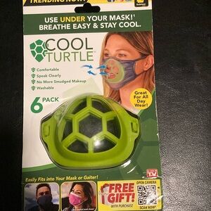 Cool Turtle Mask Insert 6 Pack